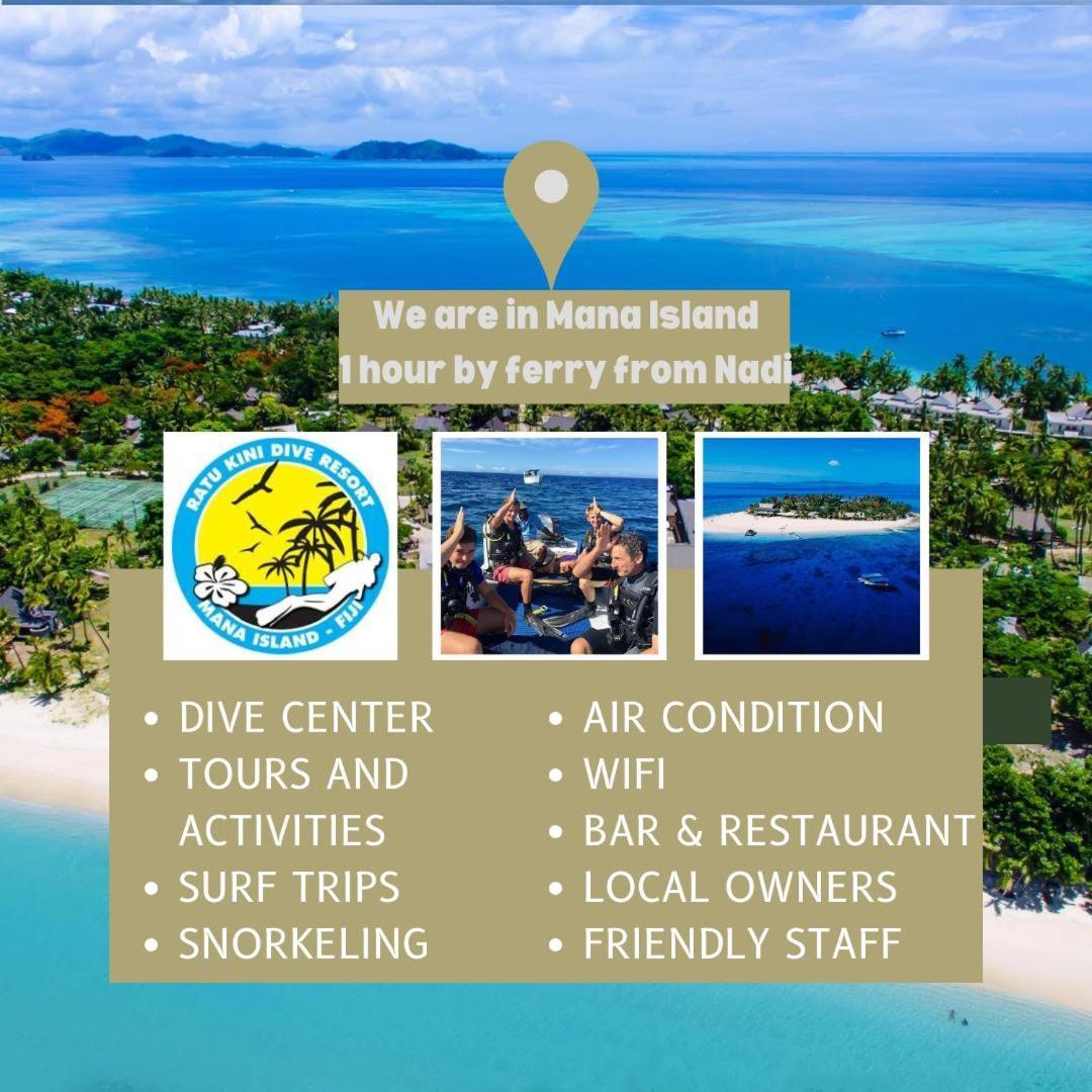 Ratu Kini Dive & Stay Mana Island Exteriör bild